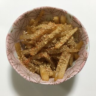 めんつゆ簡単！大根の炒め物